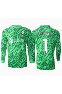 Liverpool Alisson Becker #1 Keeper Fotballdrakt Borte Klær 2024-25 Lange ermer